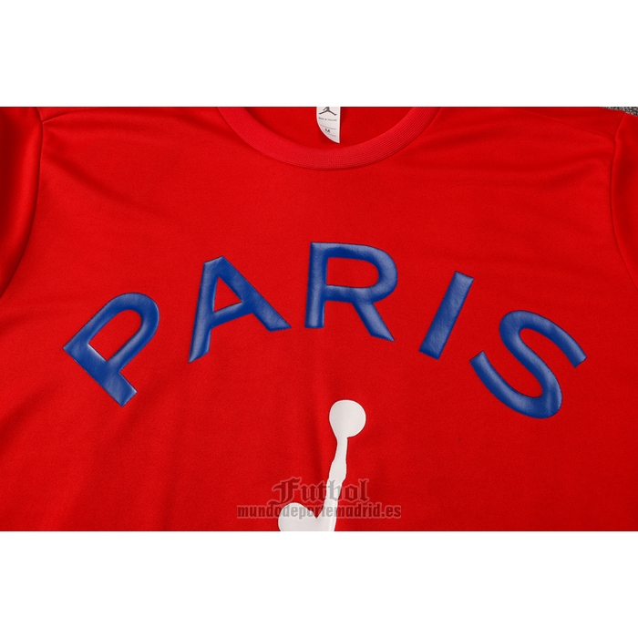 Chandal del Paris Saint-Germain Manga Corta 2021-2022 Rojo